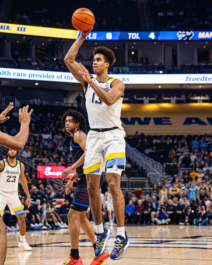 No. 7 Marquette defeats DePaul 105-71 at Fiserv Forum on National Marquette Day, Wednesday February 21, 2024 in Milwaukee, WI.