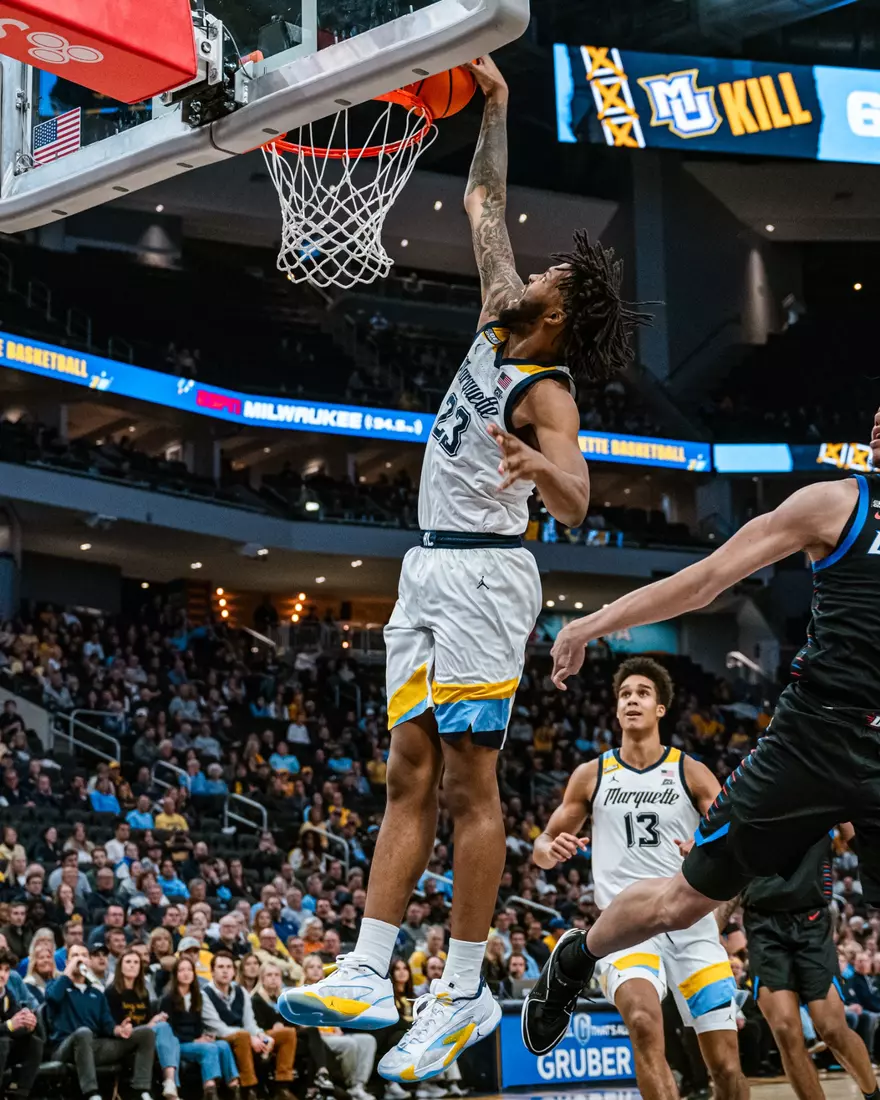 No. 7 Marquette defeats DePaul 105-71 at Fiserv Forum on National Marquette Day, Wednesday February 21, 2024 in Milwaukee, WI.