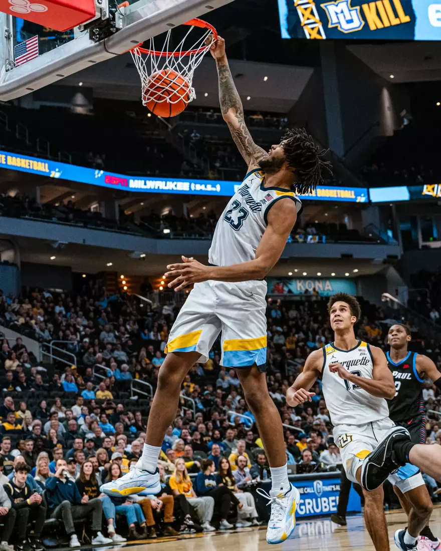 No. 7 Marquette defeats DePaul 105-71 at Fiserv Forum on National Marquette Day, Wednesday February 21, 2024 in Milwaukee, WI.