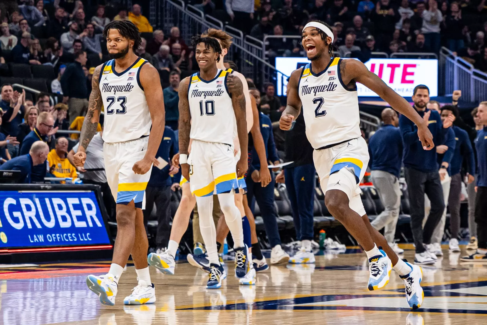 No. 7 Marquette defeats DePaul 105-71 at Fiserv Forum on National Marquette Day, Wednesday February 21, 2024 in Milwaukee, WI.