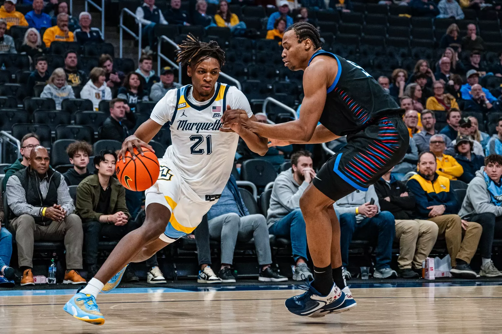 No. 7 Marquette defeats DePaul 105-71 at Fiserv Forum on National Marquette Day, Wednesday February 21, 2024 in Milwaukee, WI.