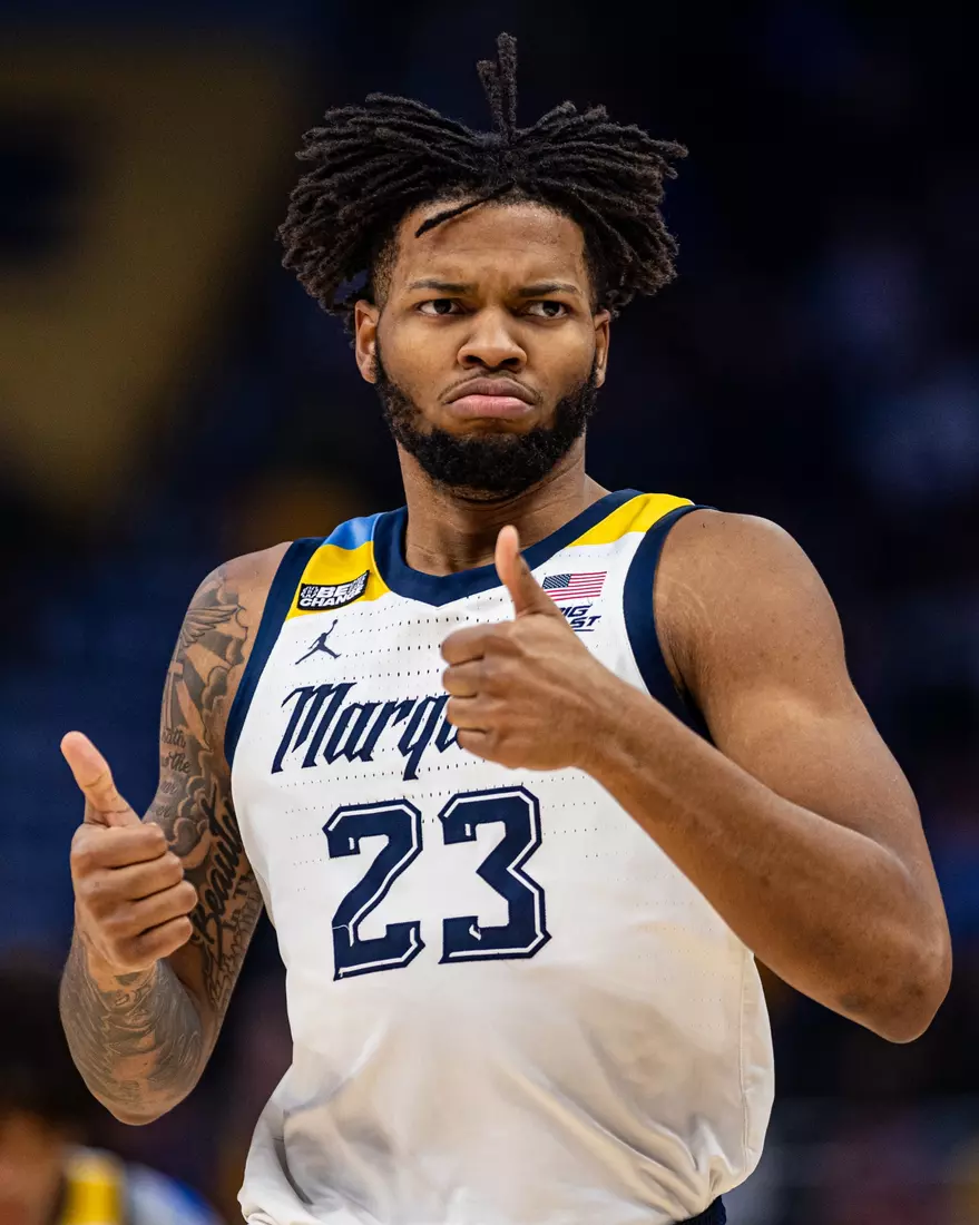No. 7 Marquette defeats DePaul 105-71 at Fiserv Forum on National Marquette Day, Wednesday February 21, 2024 in Milwaukee, WI.