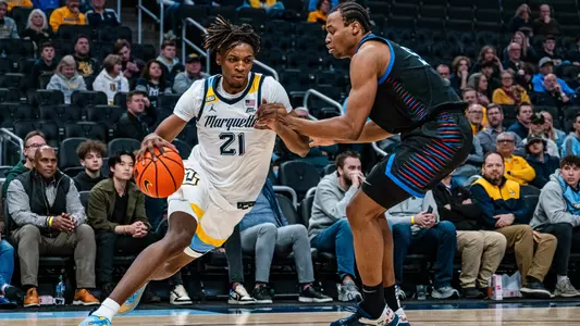 No. 7 Marquette defeats DePaul 105-71 at Fiserv Forum on National Marquette Day, Wednesday February 21, 2024 in Milwaukee, WI.