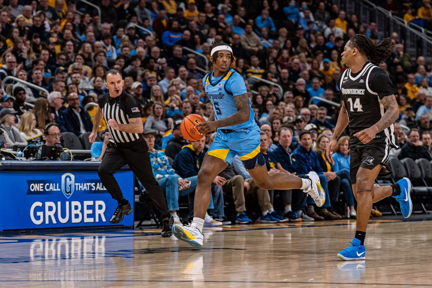 No. 5 Marquette defeats Providence 91-69 at Fiserv Forum on Wednesday, February 28, 2024 in Milwaukee, WI.