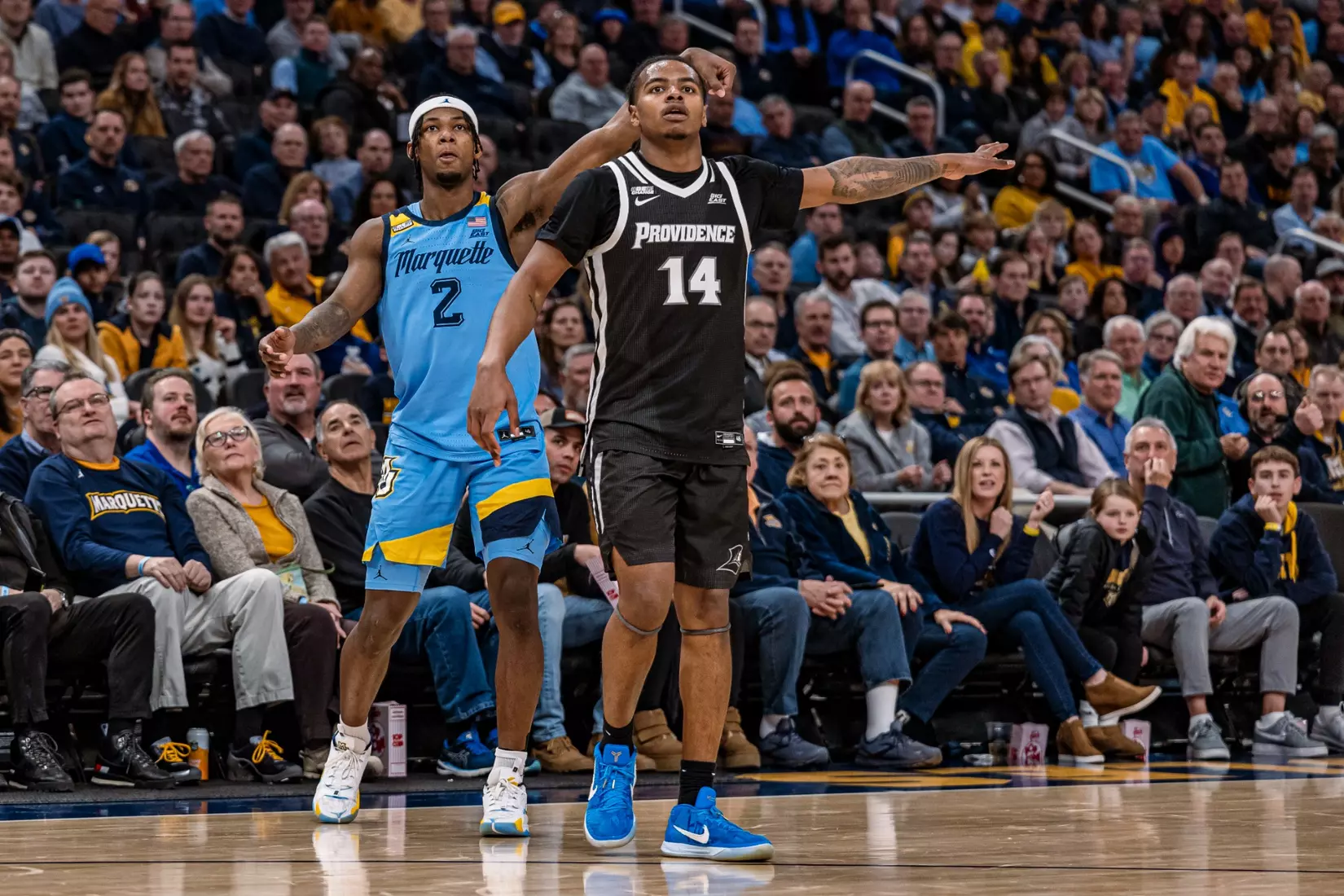 No. 5 Marquette defeats Providence 91-69 at Fiserv Forum on Wednesday, February 28, 2024 in Milwaukee, WI.