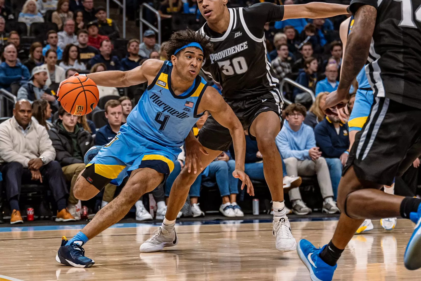 No. 5 Marquette defeats Providence 91-69 at Fiserv Forum on Wednesday, February 28, 2024 in Milwaukee, WI.