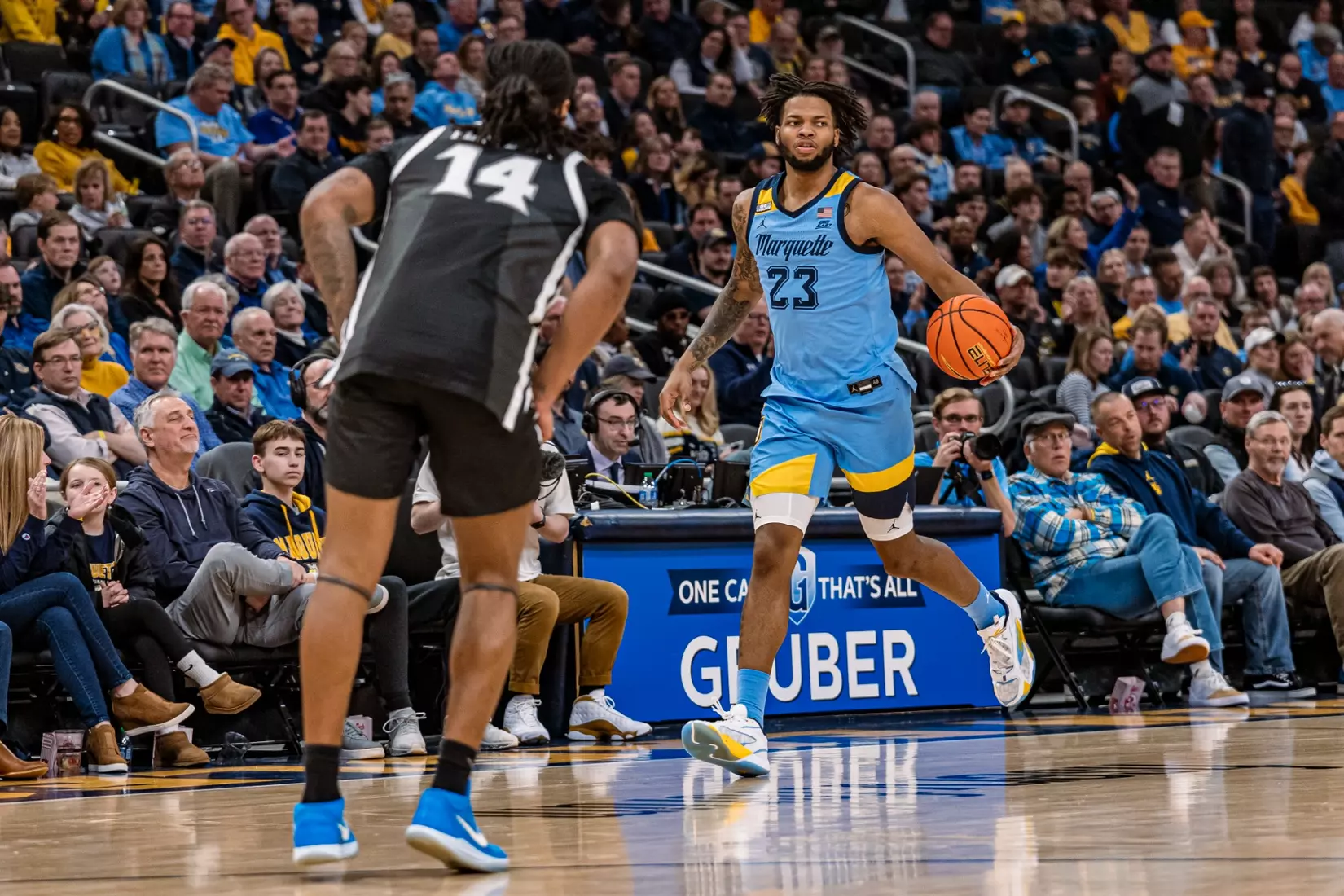 No. 5 Marquette defeats Providence 91-69 at Fiserv Forum on Wednesday, February 28, 2024 in Milwaukee, WI.
