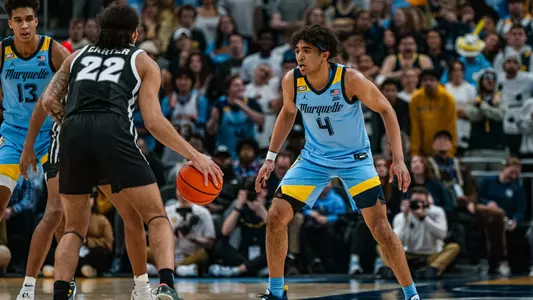 No. 5 Marquette defeats Providence 91-69 at Fiserv Forum on Wednesday, February 28, 2024 in Milwaukee, WI.