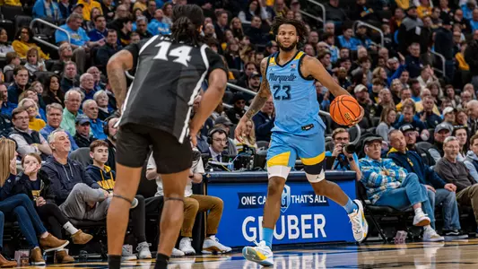 No. 5 Marquette defeats Providence 91-69 at Fiserv Forum on Wednesday, February 28, 2024 in Milwaukee, WI.