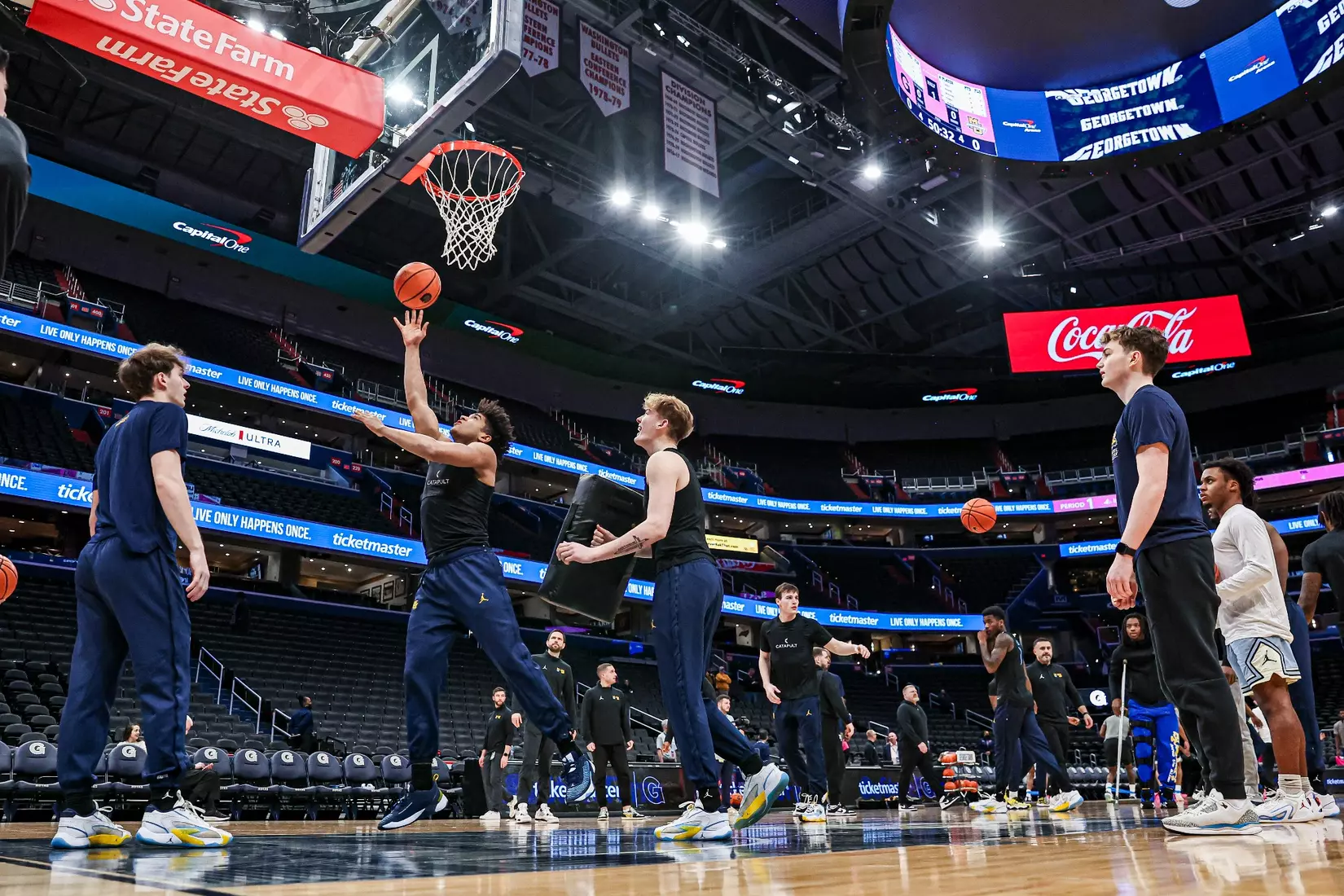 No. 9 Marquette defeats Georgetown 91-57 at Capital One Arena on Saturday February 3, 2024 in Washington D.C.