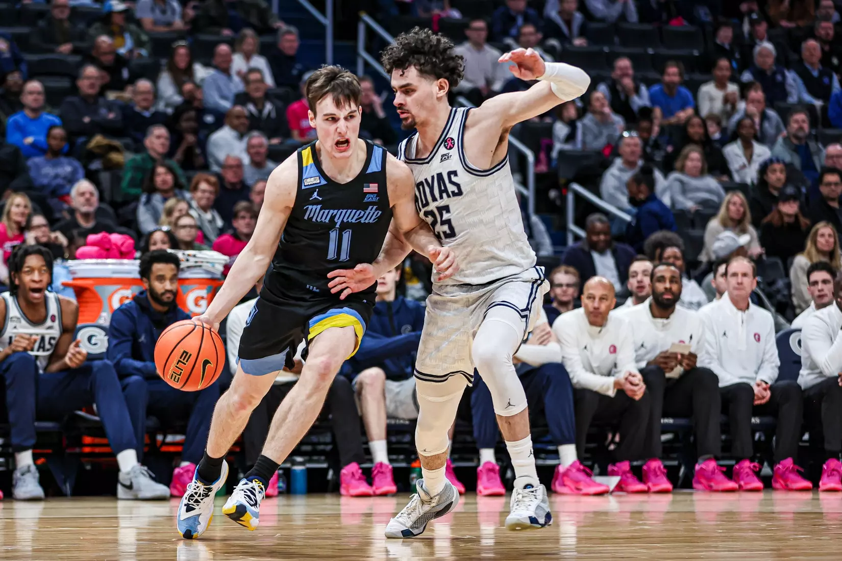 No. 9 Marquette defeats Georgetown 91-57 at Capital One Arena on Saturday February 3, 2024 in Washington D.C.