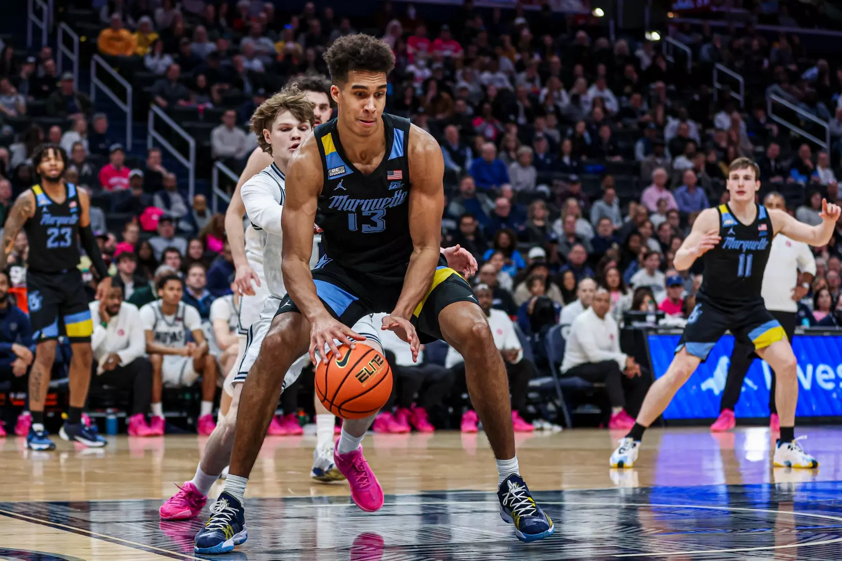 No. 9 Marquette defeats Georgetown 91-57 at Capital One Arena on Saturday February 3, 2024 in Washington D.C.