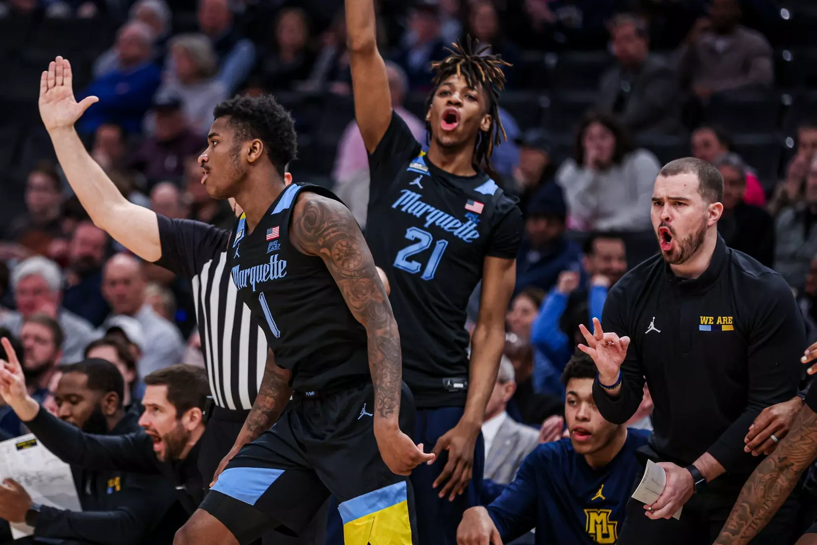 No. 9 Marquette defeats Georgetown 91-57 at Capital One Arena on Saturday February 3, 2024 in Washington D.C.