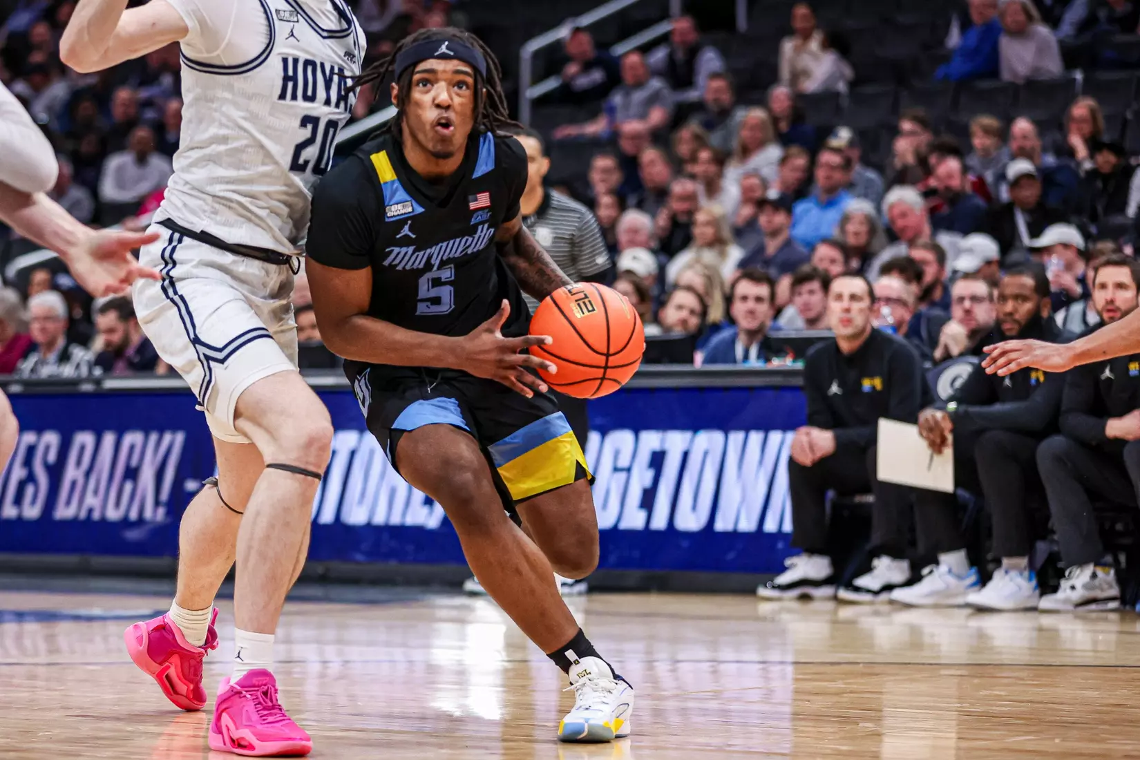 No. 9 Marquette defeats Georgetown 91-57 at Capital One Arena on Saturday February 3, 2024 in Washington D.C.