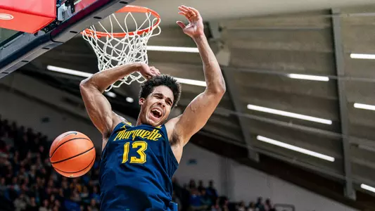 No. 9 Marquette defeats Villanova 85-80 at Finneran Pavillion on Tuesday January 30, 2024 in Villanova, Pennslyvania.