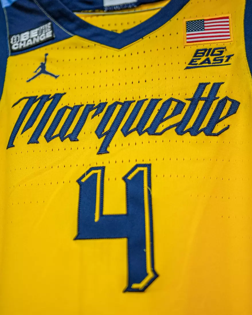 No. 10 Marquette Basketball defeats Villanova Wildcats 71-65 at Madison Square Garden on Thursday March 14, 2024 in New York, New York.