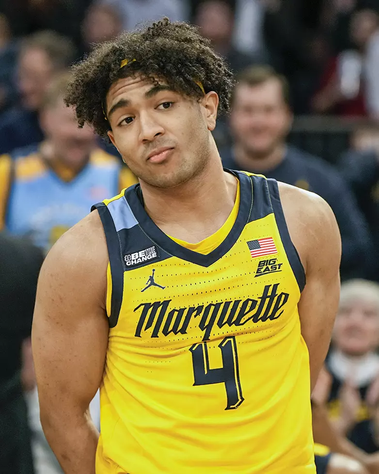 No. 10 Marquette Basketball defeats Villanova Wildcats 71-65 at Madison Square Garden on Thursday March 14, 2024 in New York, New York.