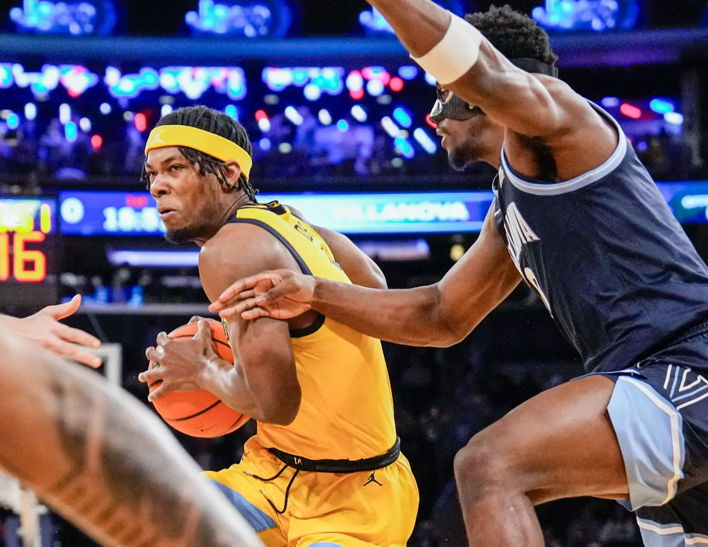 No. 10 Marquette Basketball defeats Villanova Wildcats 71-65 at Madison Square Garden on Thursday March 14, 2024 in New York, New York.