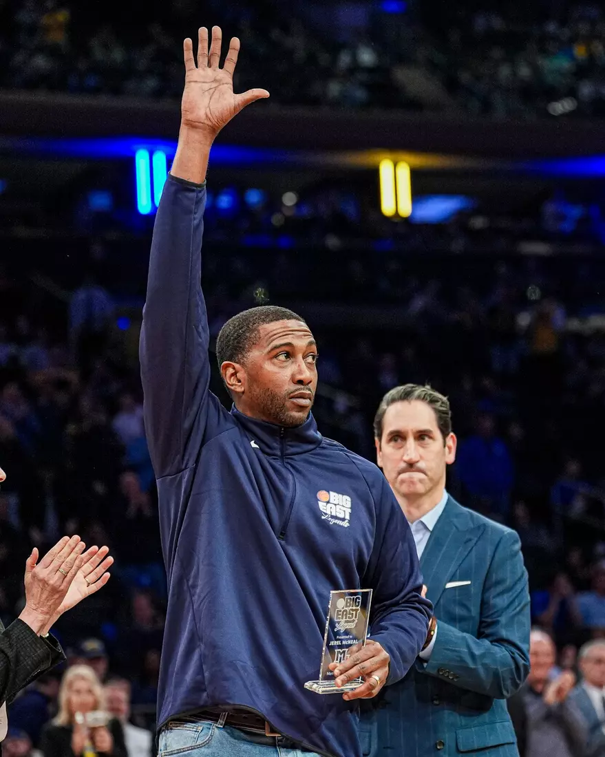 No. 10 Marquette Basketball defeats Villanova Wildcats 71-65 at Madison Square Garden on Thursday March 14, 2024 in New York, New York.