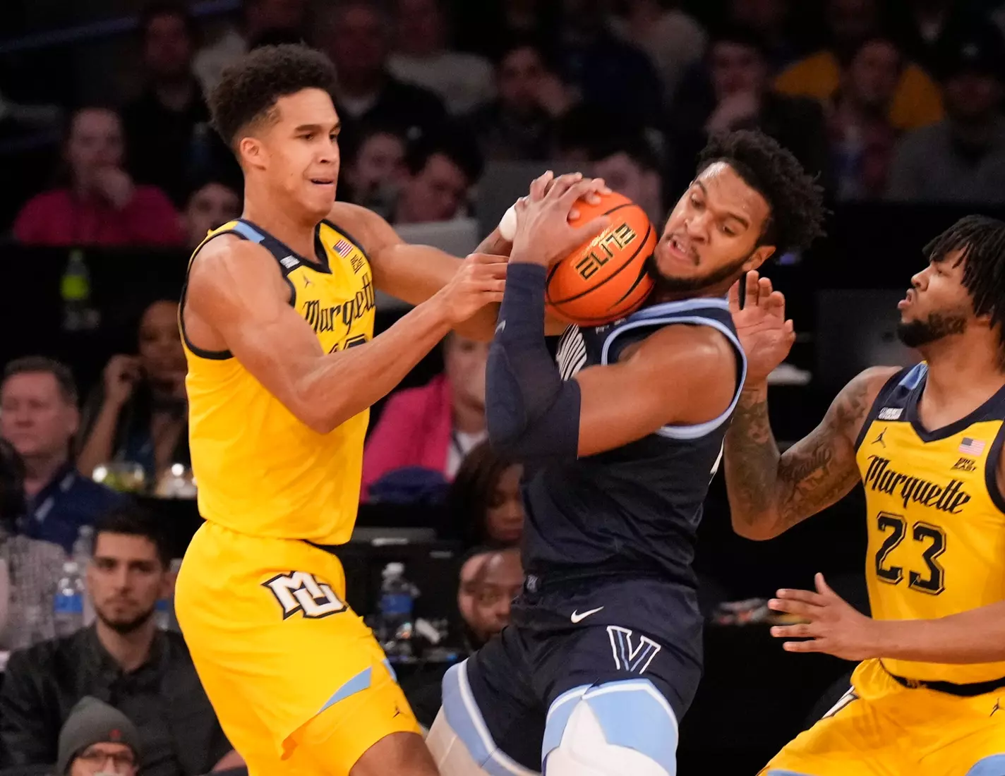 NEW YORK, NY - MARCH 14:  at Madison Square Garden on March, 14  2024 in New York City. (Photo by Porter Binks).