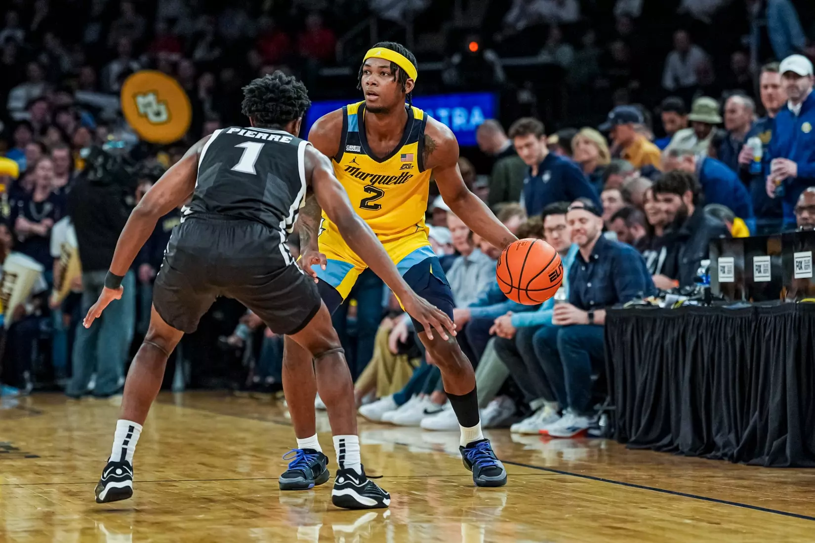 No. 10 Marquette Basketball defeat Providence Friars 79-68 at Madison Square Garden on Friday March 15, 2024 to advance to the Big East Tournament Finals in New York, New York.