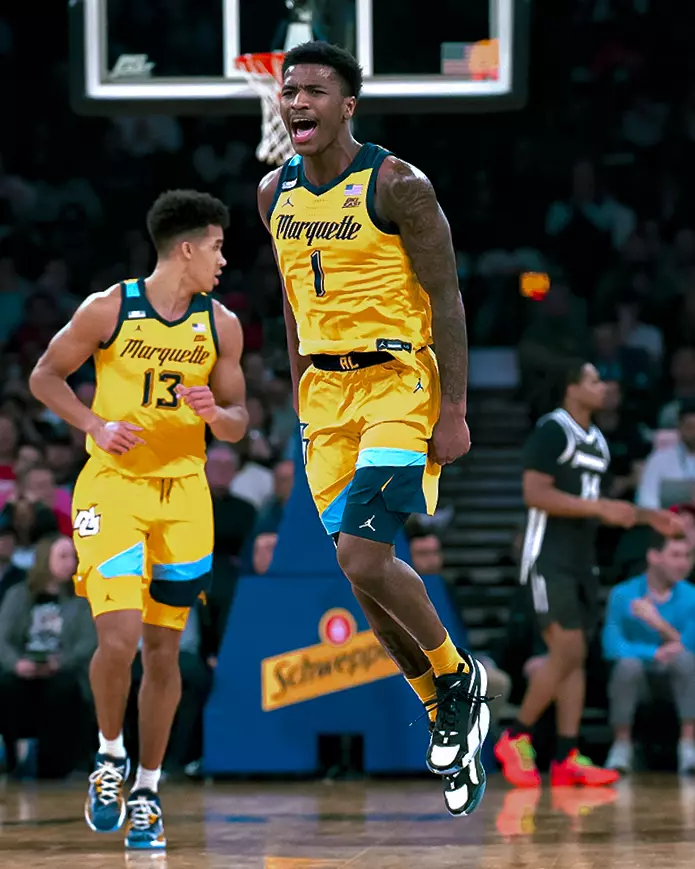 No. 10 Marquette Basketball defeat Providence Friars 79-68 at Madison Square Garden on Friday March 15, 2024 to advance to the Big East Tournament Finals in New York, New York.