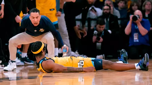 No. 10 Marquette Basketball defeat Providence Friars 79-68 at Madison Square Garden on Friday March 15, 2024 to advance to the Big East Tournament Finals in New York, New York.