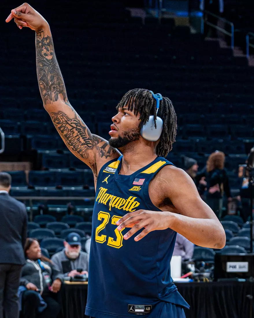 No. 10 Marquette Basketball fall to No. 2 UCONN Huskies 73-57 in the Big East Tournament Finals at Madison Square Garden on Saturday March 16, 2024 in New York, New York.