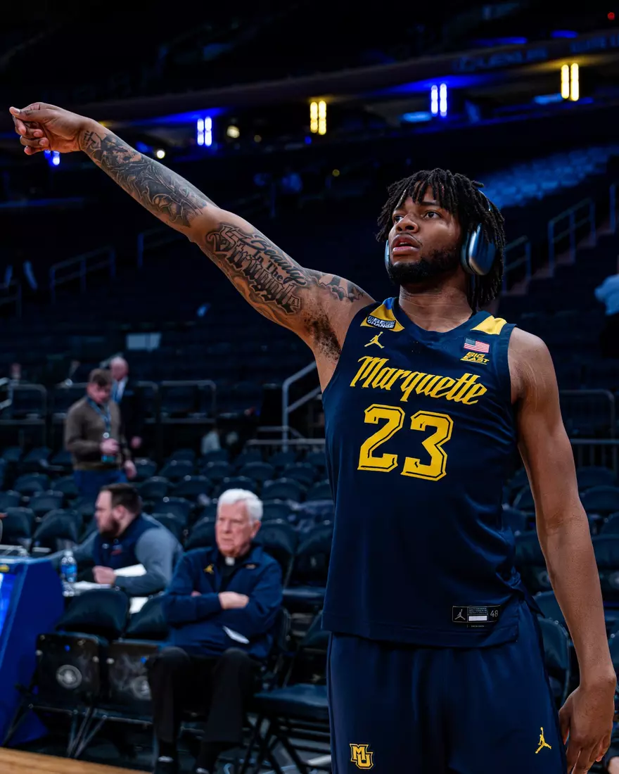 No. 10 Marquette Basketball fall to No. 2 UCONN Huskies 73-57 in the Big East Tournament Finals at Madison Square Garden on Saturday March 16, 2024 in New York, New York.