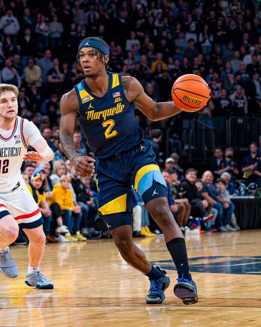 No. 10 Marquette Basketball fall to No. 2 UCONN Huskies 73-57 in the Big East Tournament Finals at Madison Square Garden on Saturday March 16, 2024 in New York, New York.