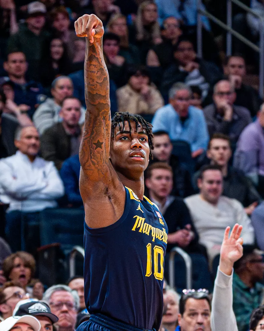No. 10 Marquette Basketball fall to No. 2 UCONN Huskies 73-57 in the Big East Tournament Finals at Madison Square Garden on Saturday March 16, 2024 in New York, New York.