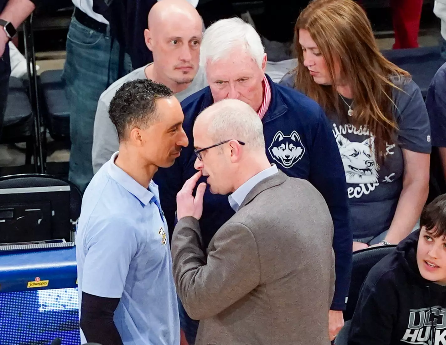 No. 10 Marquette Basketball fall to No. 2 UCONN Huskies 73-57 in the Big East Tournament Finals at Madison Square Garden on Saturday March 16, 2024 in New York, New York.