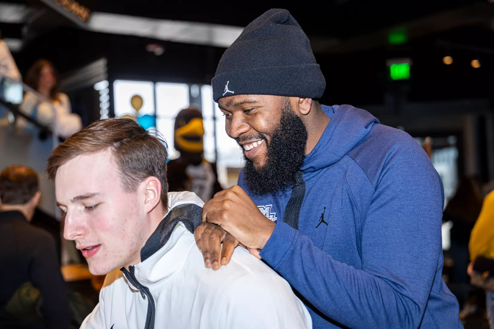 Marquette Men's Basketball selection show at Mecca Bar & Grill on Sunday March 17, 2024 in Milwaukee, WI. Marquette faces No. 15 seed Western Kentucky in the South Region in Indianapolis, Indiana.