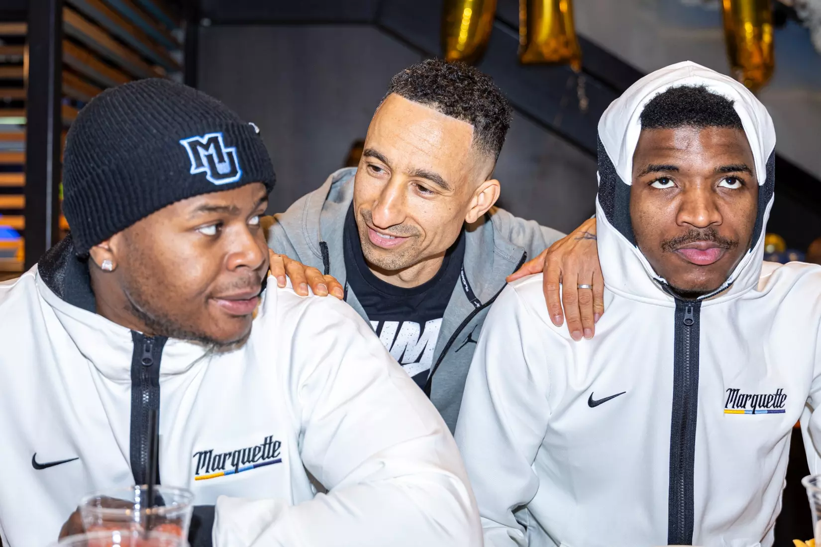 Marquette Men's Basketball selection show at Mecca Bar & Grill on Sunday March 17, 2024 in Milwaukee, WI. Marquette faces No. 15 seed Western Kentucky in the South Region in Indianapolis, Indiana.