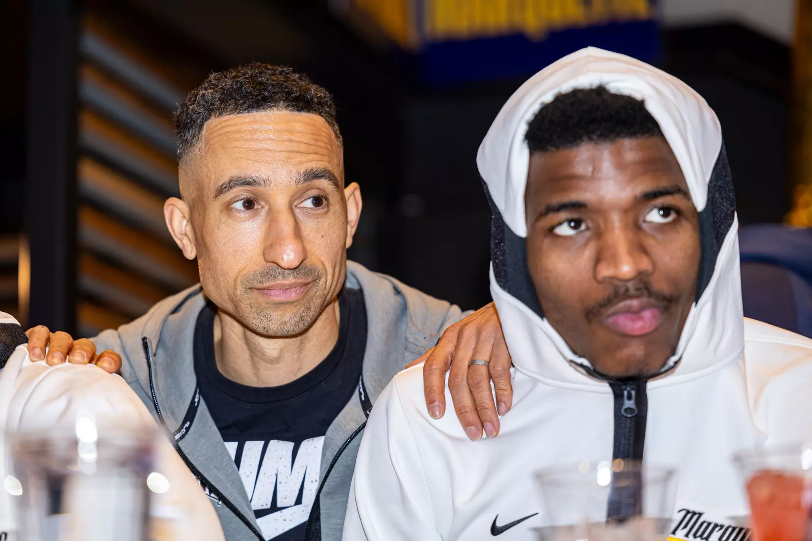 Marquette Men's Basketball selection show at Mecca Bar & Grill on Sunday March 17, 2024 in Milwaukee, WI. Marquette faces No. 15 seed Western Kentucky in the South Region in Indianapolis, Indiana.