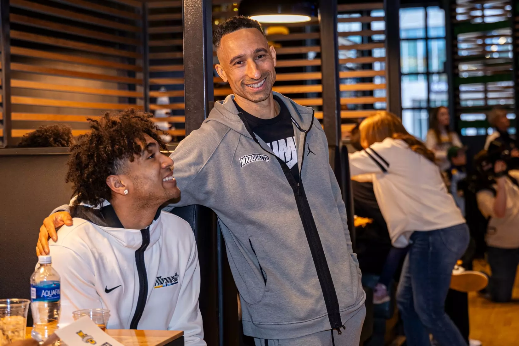 Marquette Men's Basketball selection show at Mecca Bar & Grill on Sunday March 17, 2024 in Milwaukee, WI. Marquette faces No. 15 seed Western Kentucky in the South Region in Indianapolis, Indiana.
