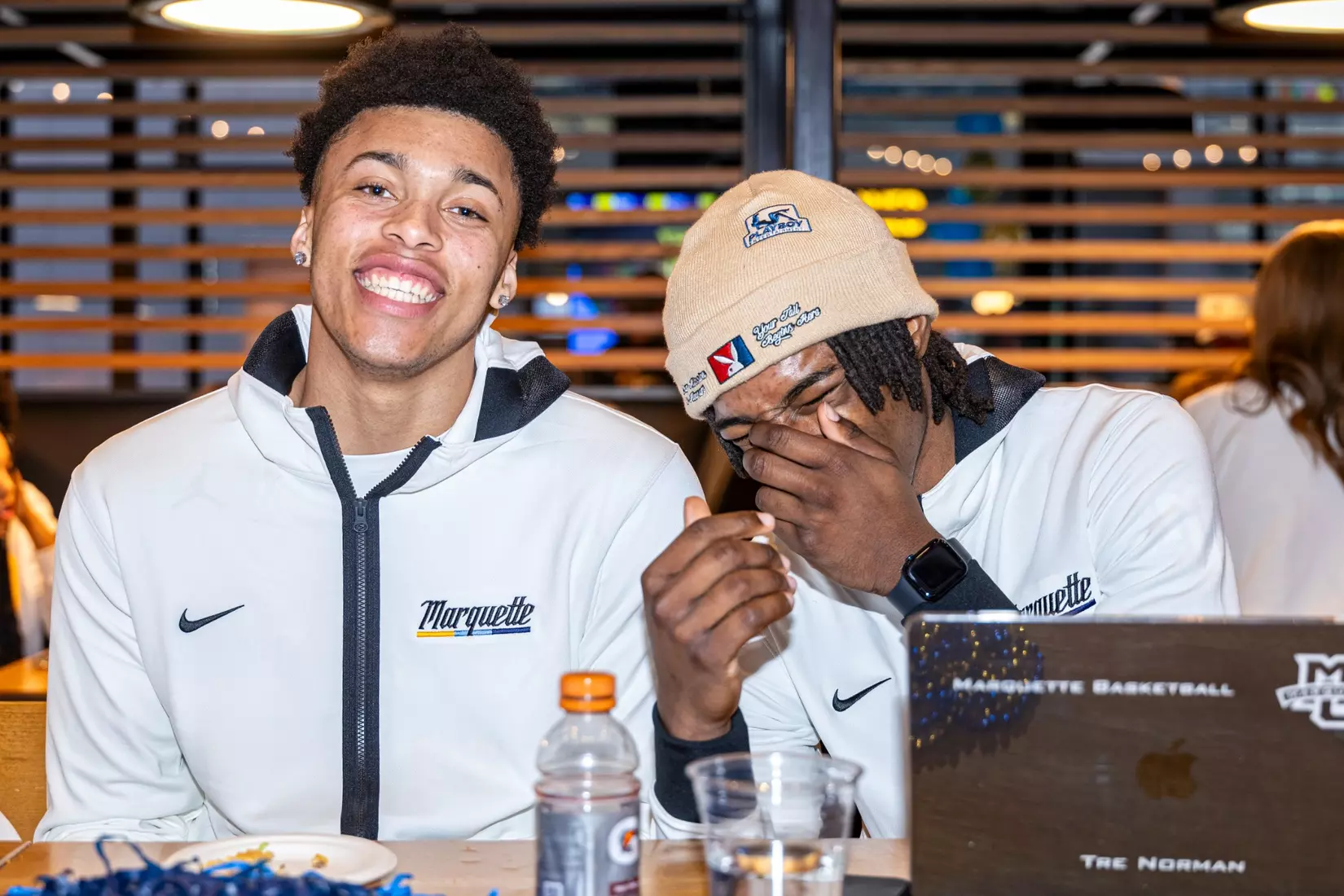 Marquette Men's Basketball selection show at Mecca Bar & Grill on Sunday March 17, 2024 in Milwaukee, WI. Marquette faces No. 15 seed Western Kentucky in the South Region in Indianapolis, Indiana.