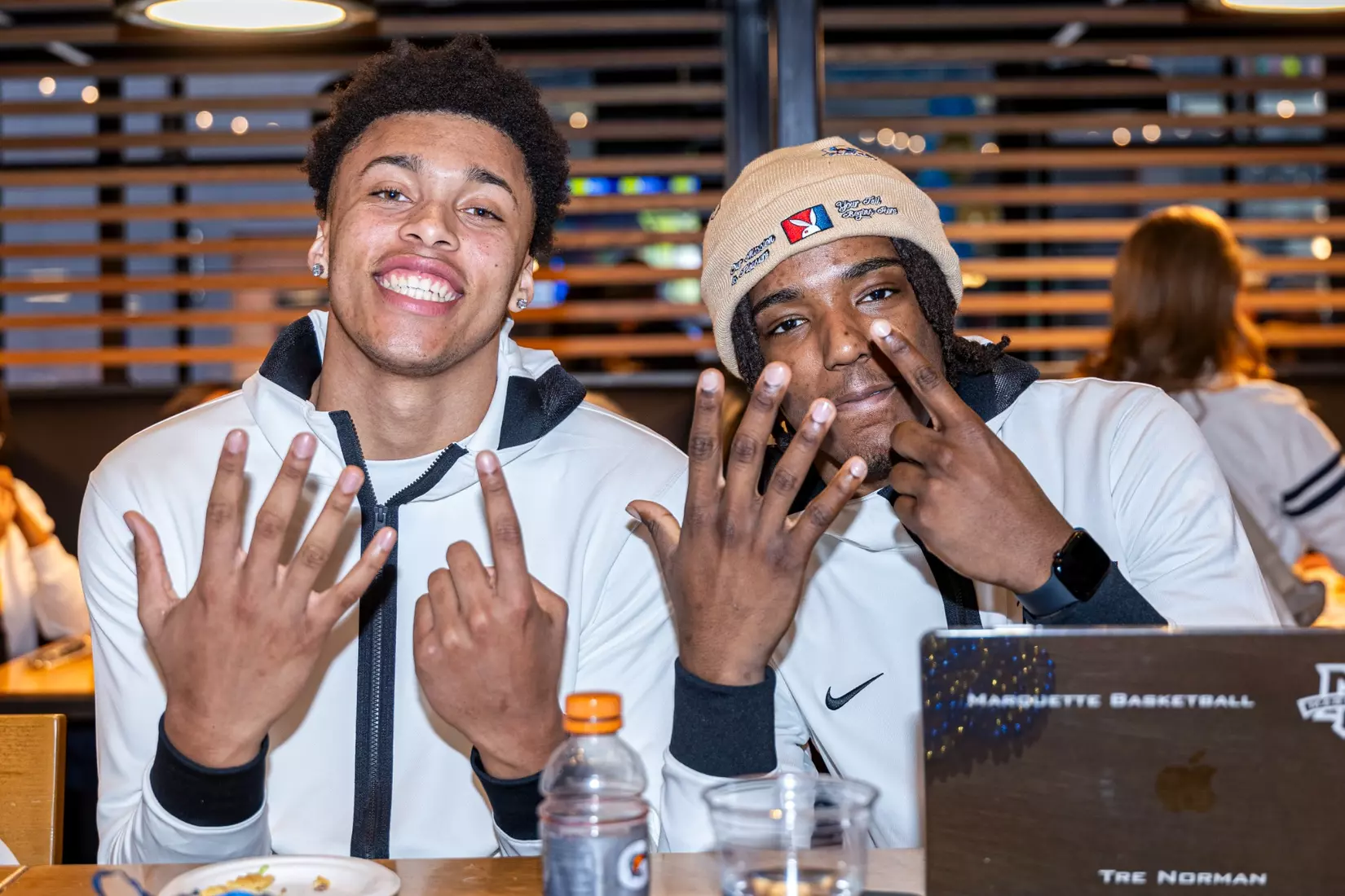 Marquette Men's Basketball selection show at Mecca Bar & Grill on Sunday March 17, 2024 in Milwaukee, WI. Marquette faces No. 15 seed Western Kentucky in the South Region in Indianapolis, Indiana.