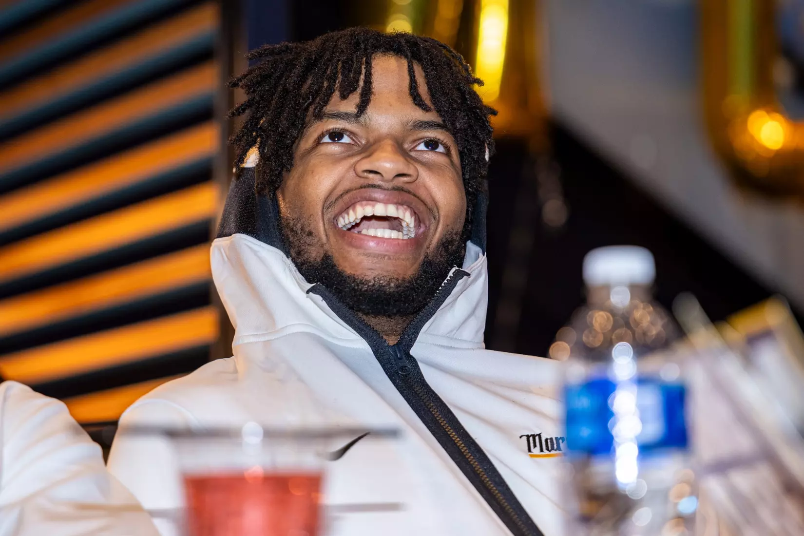 Marquette Men's Basketball selection show at Mecca Bar & Grill on Sunday March 17, 2024 in Milwaukee, WI. Marquette faces No. 15 seed Western Kentucky in the South Region in Indianapolis, Indiana.