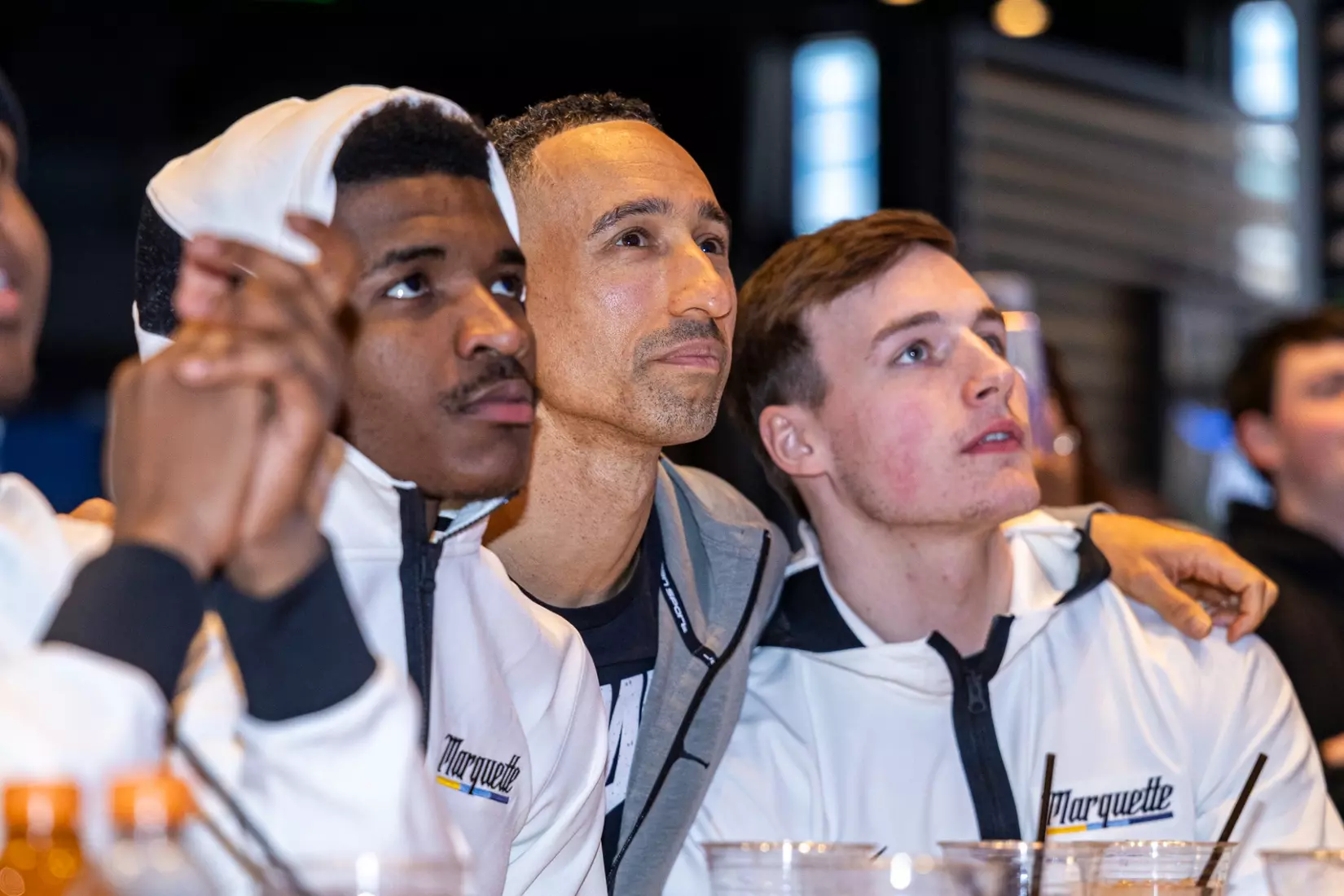 Marquette Men's Basketball selection show at Mecca Bar & Grill on Sunday March 17, 2024 in Milwaukee, WI. Marquette faces No. 15 seed Western Kentucky in the South Region in Indianapolis, Indiana.