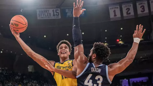 No. 10 Marquette Basketball defeats Villanova Wildcats 71-65 at Madison Square Garden on Thursday March 14, 2024 in New York, New York.