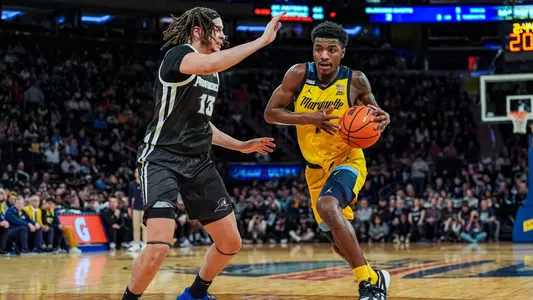 No. 10 Marquette Basketball defeat Providence Friars 79-68 at Madison Square Garden on Friday March 15, 2024 to advance to the Big East Tournament Finals in New York, New York.