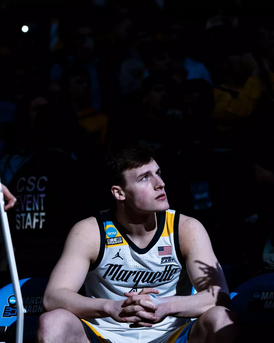 No. 2 seed Marquette Basketball defeats No. 15 seed Western Kentucky 87-69 at Gainbridge Fieldhouse in the NCAA Tournament on Friday March 22, 2024 in Indianapolis, Indiana.