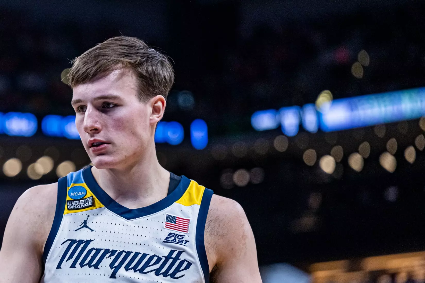 No. 2 seed Marquette Basketball defeats No. 15 seed Western Kentucky 87-69 at Gainbridge Fieldhouse in the NCAA Tournament on Friday March 22, 2024 in Indianapolis, Indiana.