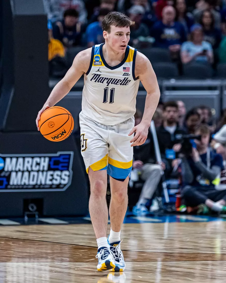 No. 2 seed Marquette Basketball defeats No. 15 seed Western Kentucky 87-69 at Gainbridge Fieldhouse in the NCAA Tournament on Friday March 22, 2024 in Indianapolis, Indiana.