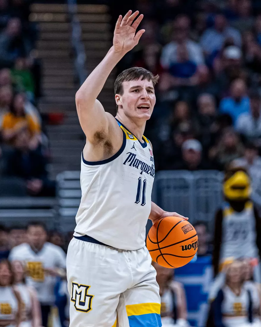 No. 2 seed Marquette Basketball defeats No. 15 seed Western Kentucky 87-69 at Gainbridge Fieldhouse in the NCAA Tournament on Friday March 22, 2024 in Indianapolis, Indiana.