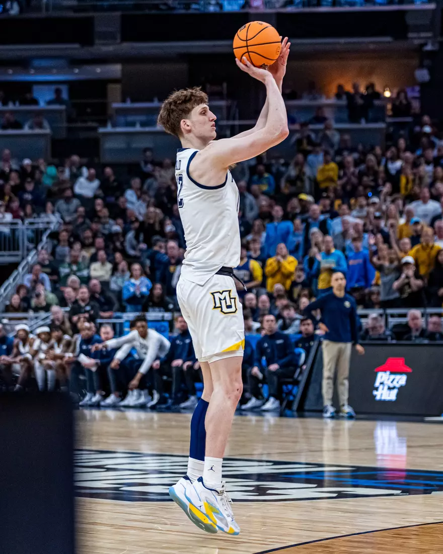 No. 2 seed Marquette Basketball defeats No. 15 seed Western Kentucky 87-69 at Gainbridge Fieldhouse in the NCAA Tournament on Friday March 22, 2024 in Indianapolis, Indiana.