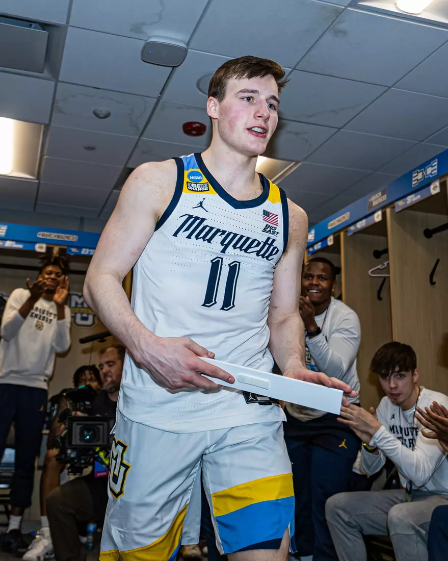 No. 2 seed Marquette Basketball defeats No. 10 seed Colorado 81-77 at Gainbridge Fieldhouse in the NCAA Tournament on Sunday March 24, 2024 in Indianapolis, Indiana.