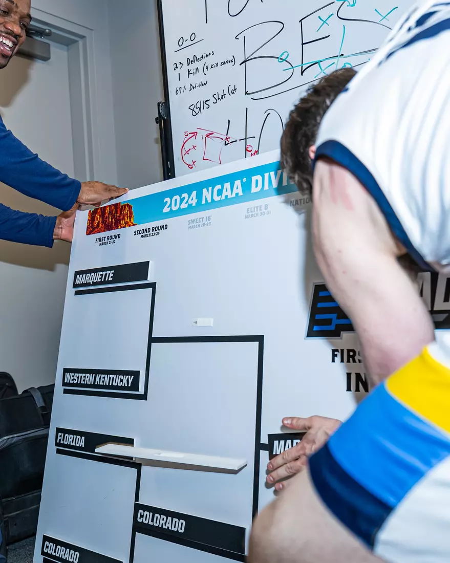 No. 2 seed Marquette Basketball defeats No. 10 seed Colorado 81-77 at Gainbridge Fieldhouse in the NCAA Tournament on Sunday March 24, 2024 in Indianapolis, Indiana.