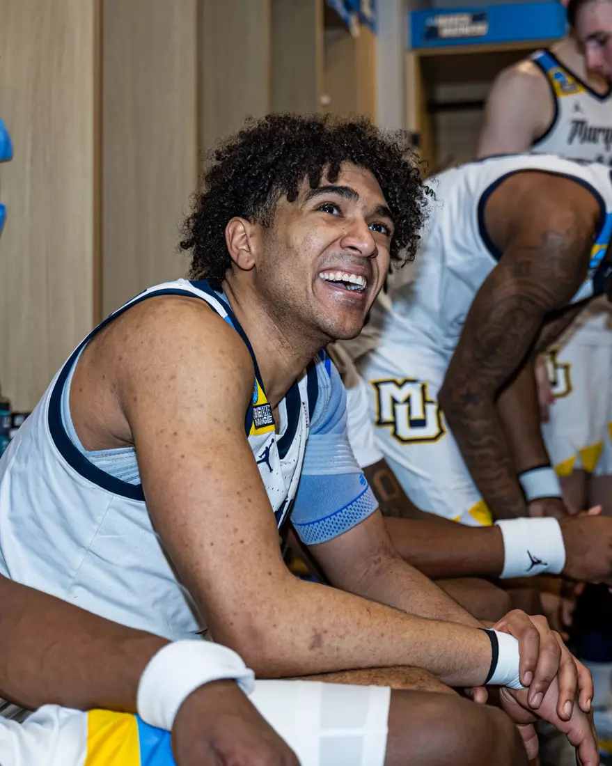 No. 2 seed Marquette Basketball defeats No. 10 seed Colorado 81-77 at Gainbridge Fieldhouse in the NCAA Tournament on Sunday March 24, 2024 in Indianapolis, Indiana.